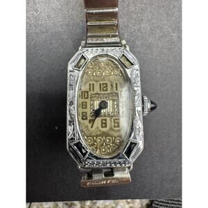 Vintage Vogel Swiss Women's Art Deco Watch 6 Jewels 20K Rolled Gold Plate Case